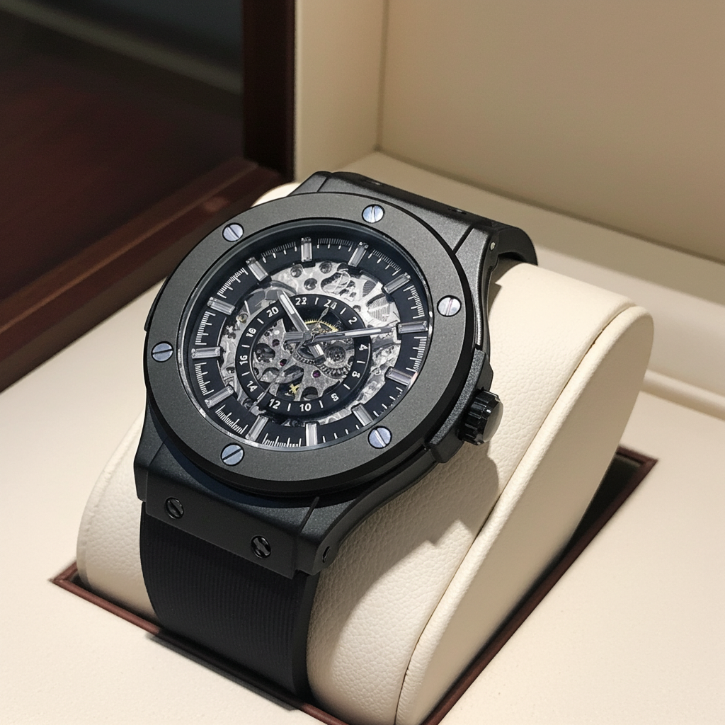 Dapr Watches – "The Jackson" Skeleton Automatic Watch with See-Through Movement