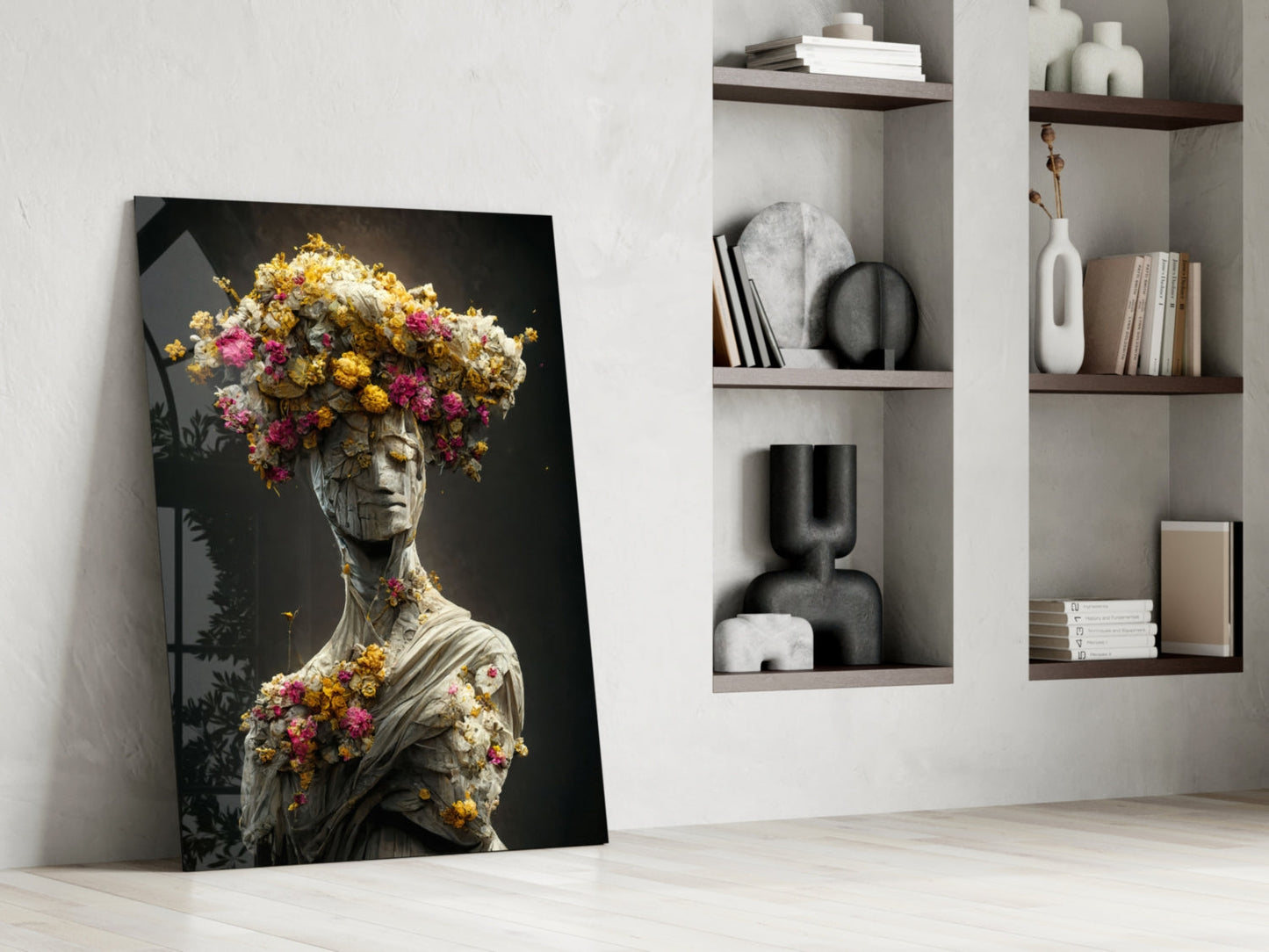 Abandoned Statue Glass Art || Designer Collection