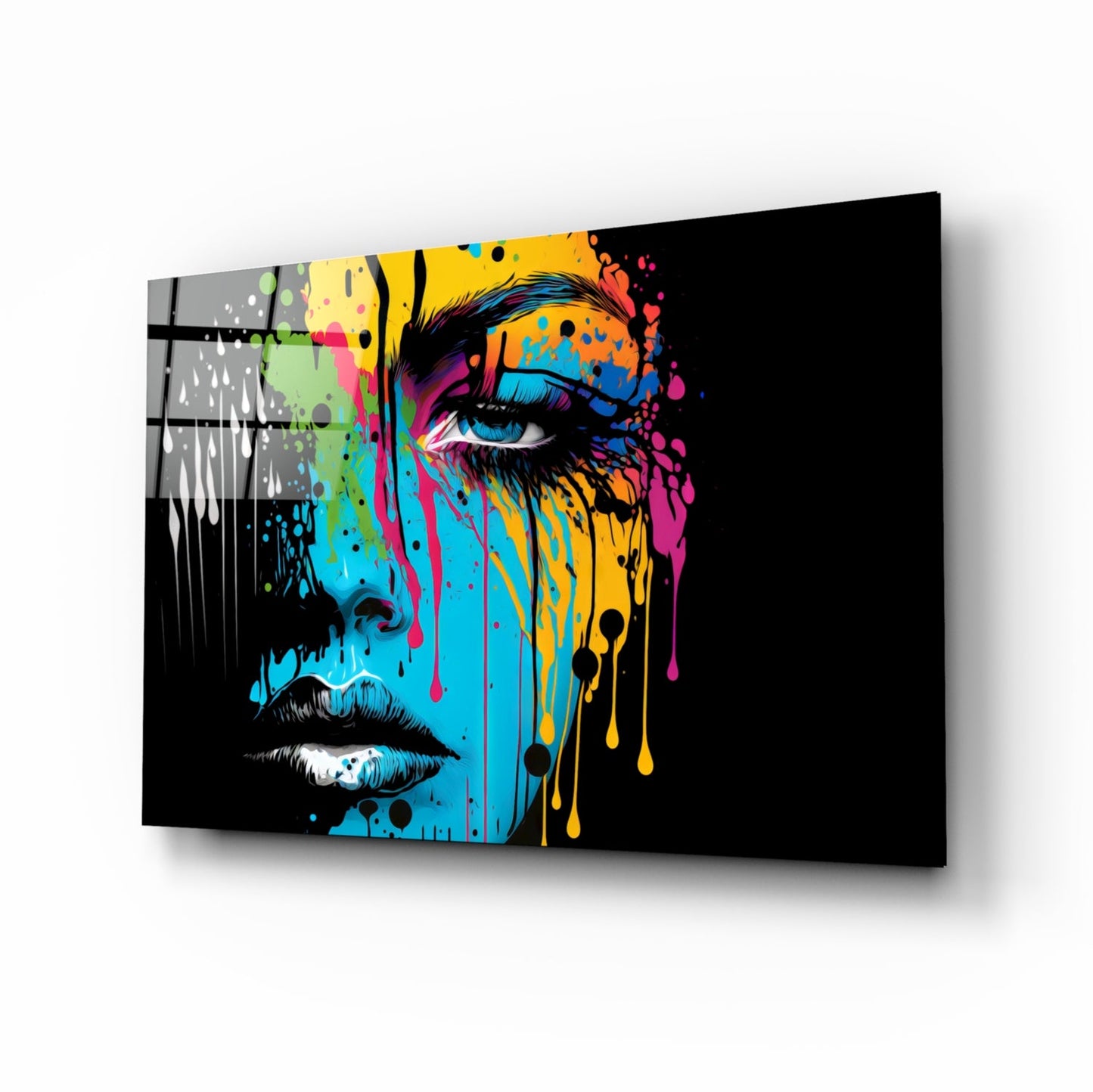 Melting Beauty Glass Wall Art || Designer Collection