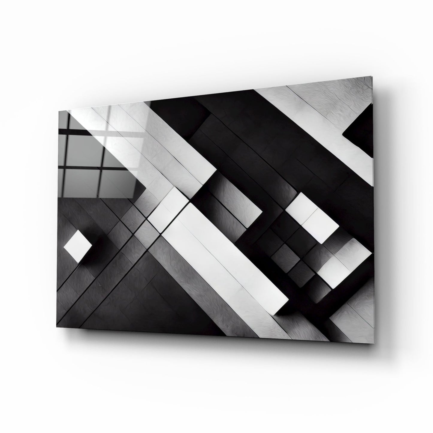 Cubic Glass Wall Art || Designers Collection