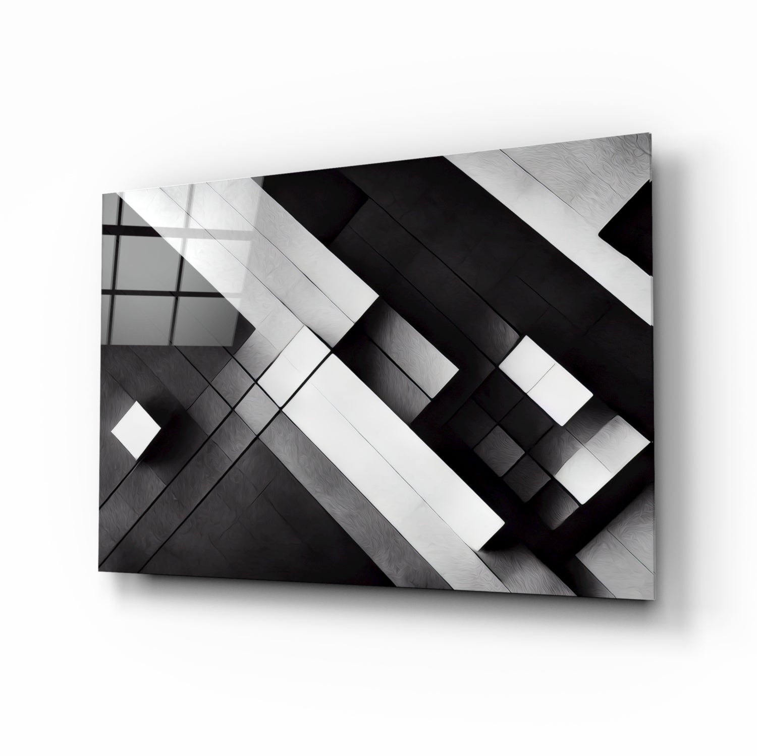 Cubic Glass Wall Art || Designers Collection