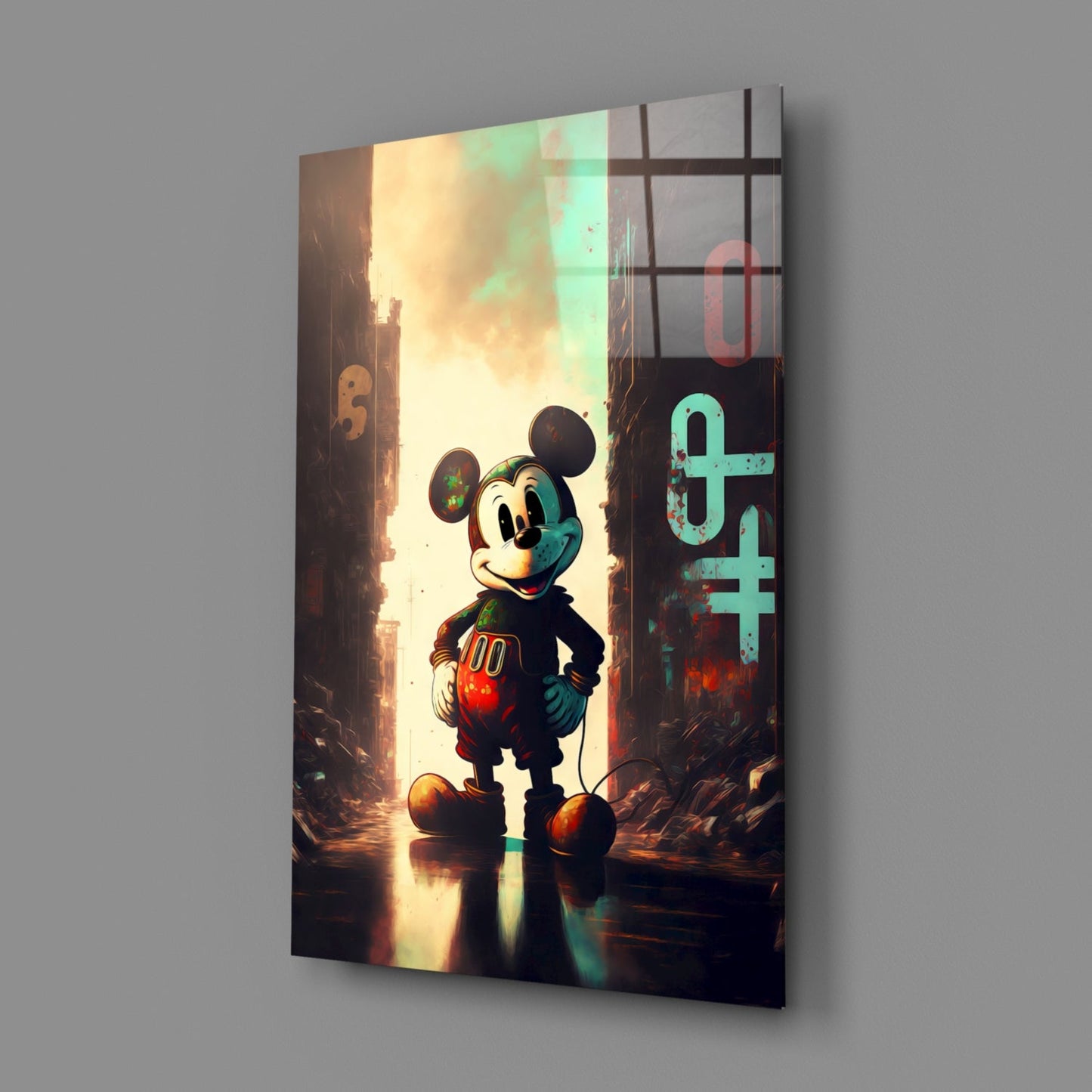 Mouse the Giant Glass Wall Art || Designer Collection
