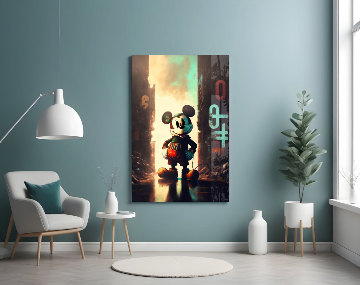 Mouse the Giant Glass Wall Art || Designer Collection