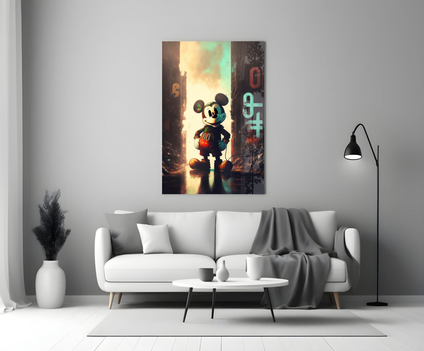 Mouse the Giant Glass Wall Art || Designer Collection