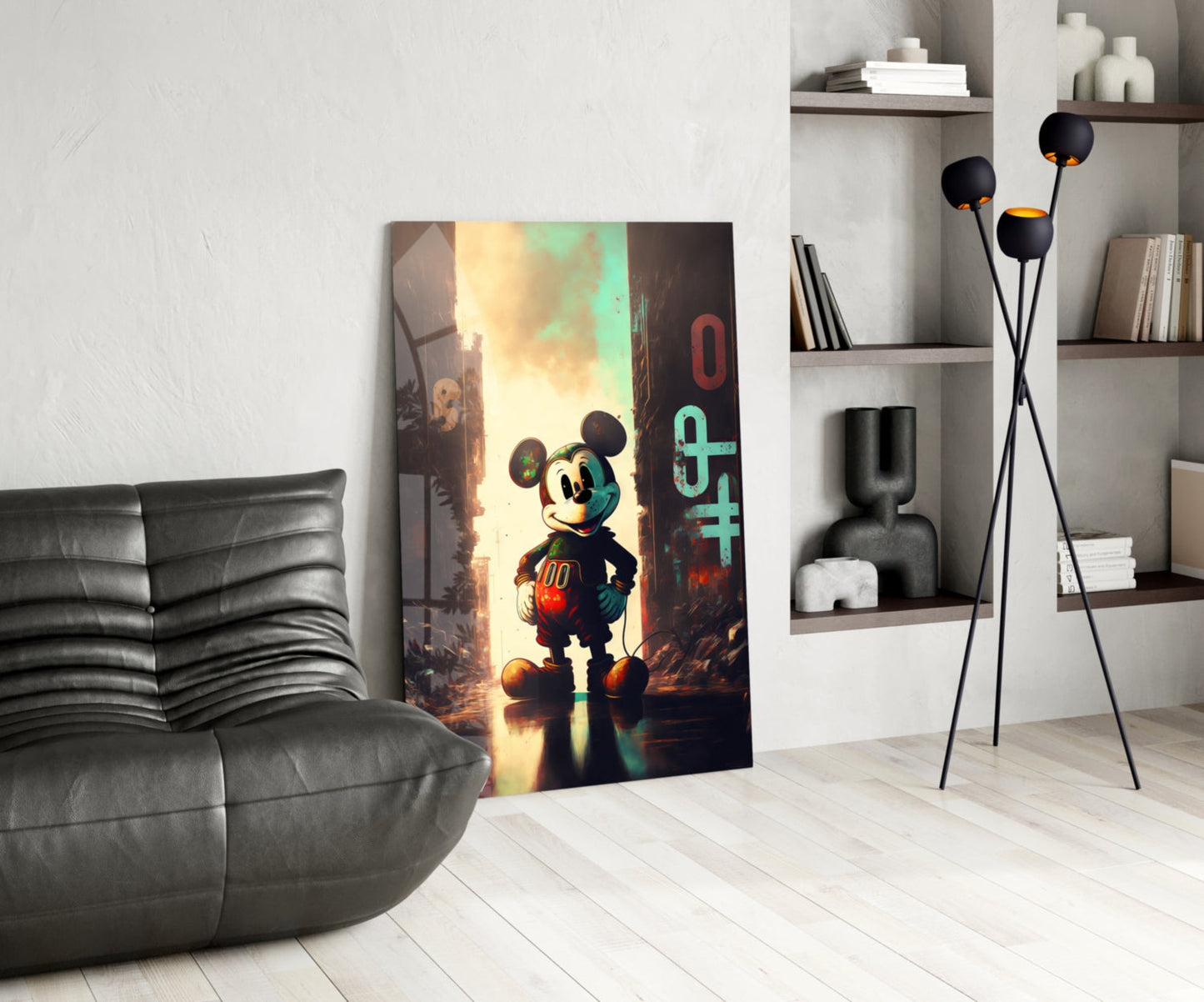 Mouse the Giant Glass Wall Art || Designer Collection