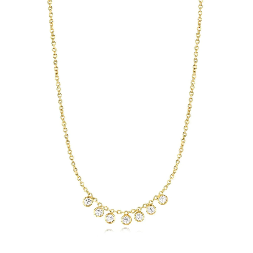 Micro CZ Chandelier Necklace