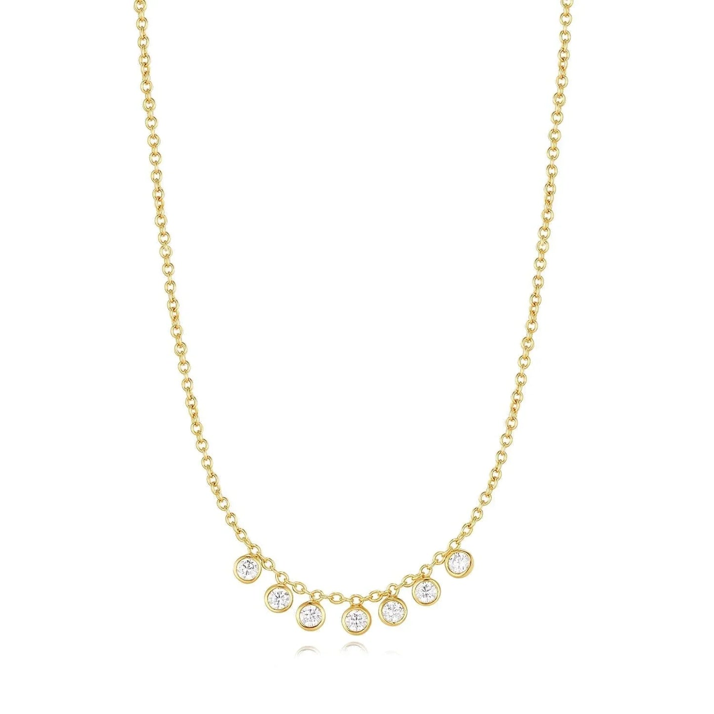 Micro CZ Chandelier Necklace