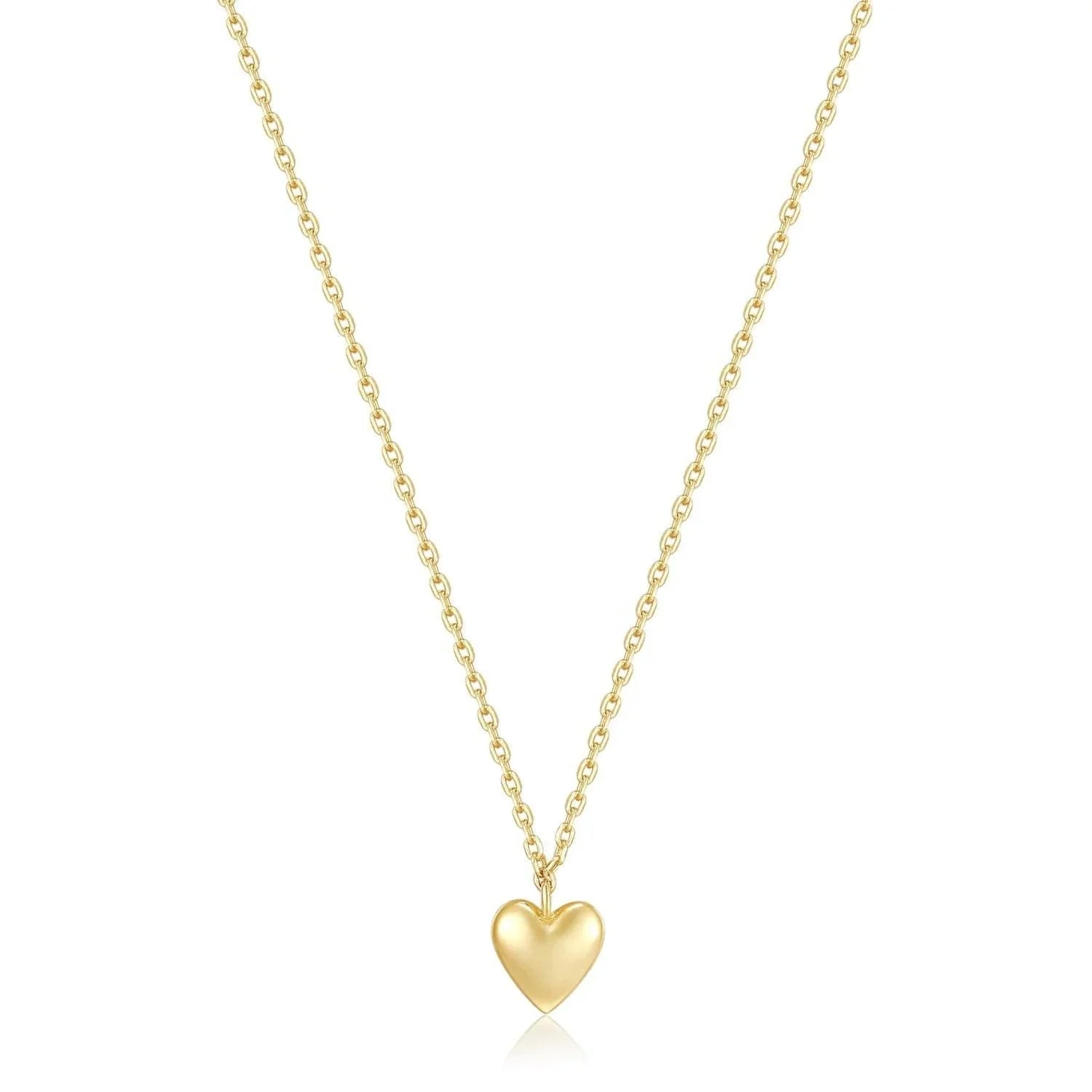 Micro Heart Charm Necklace
