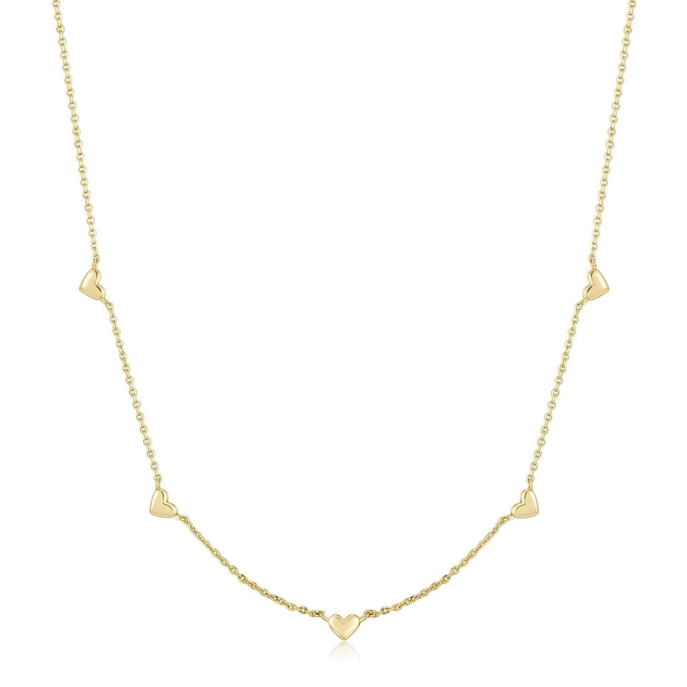 Multi Micro Heart Necklace