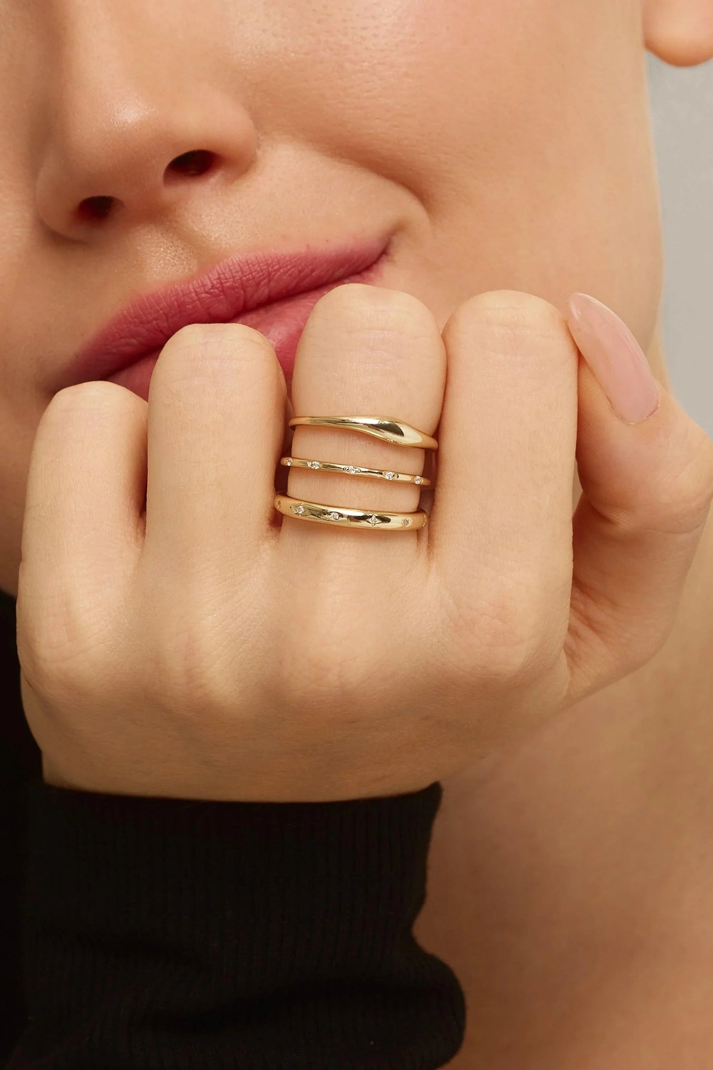 Tapered Wavy Ring
