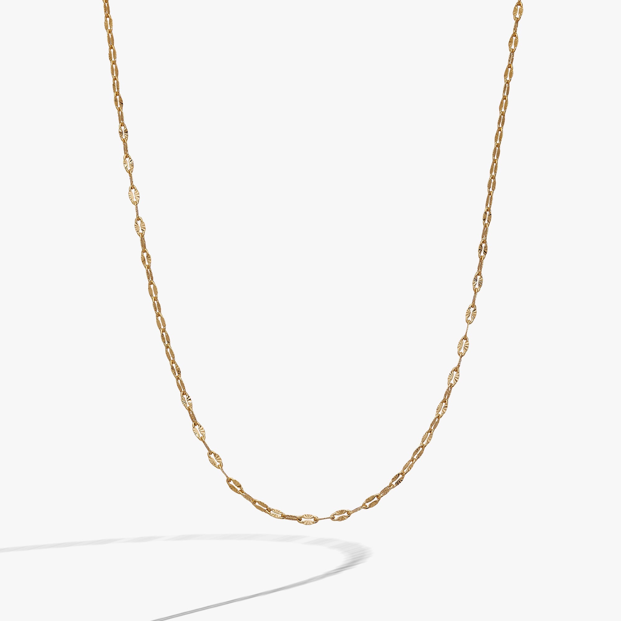 Multi Faceted Chain Necklace