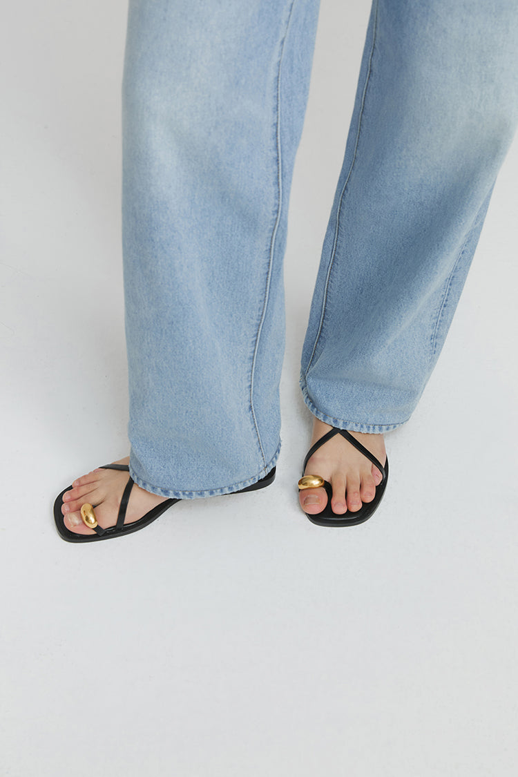 Coney Island Whitefish High Rise Wide Jeans HJ007