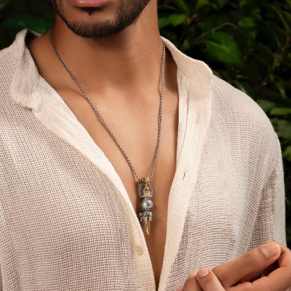 Higher Power - Snakehead Mantra Pendant Necklace