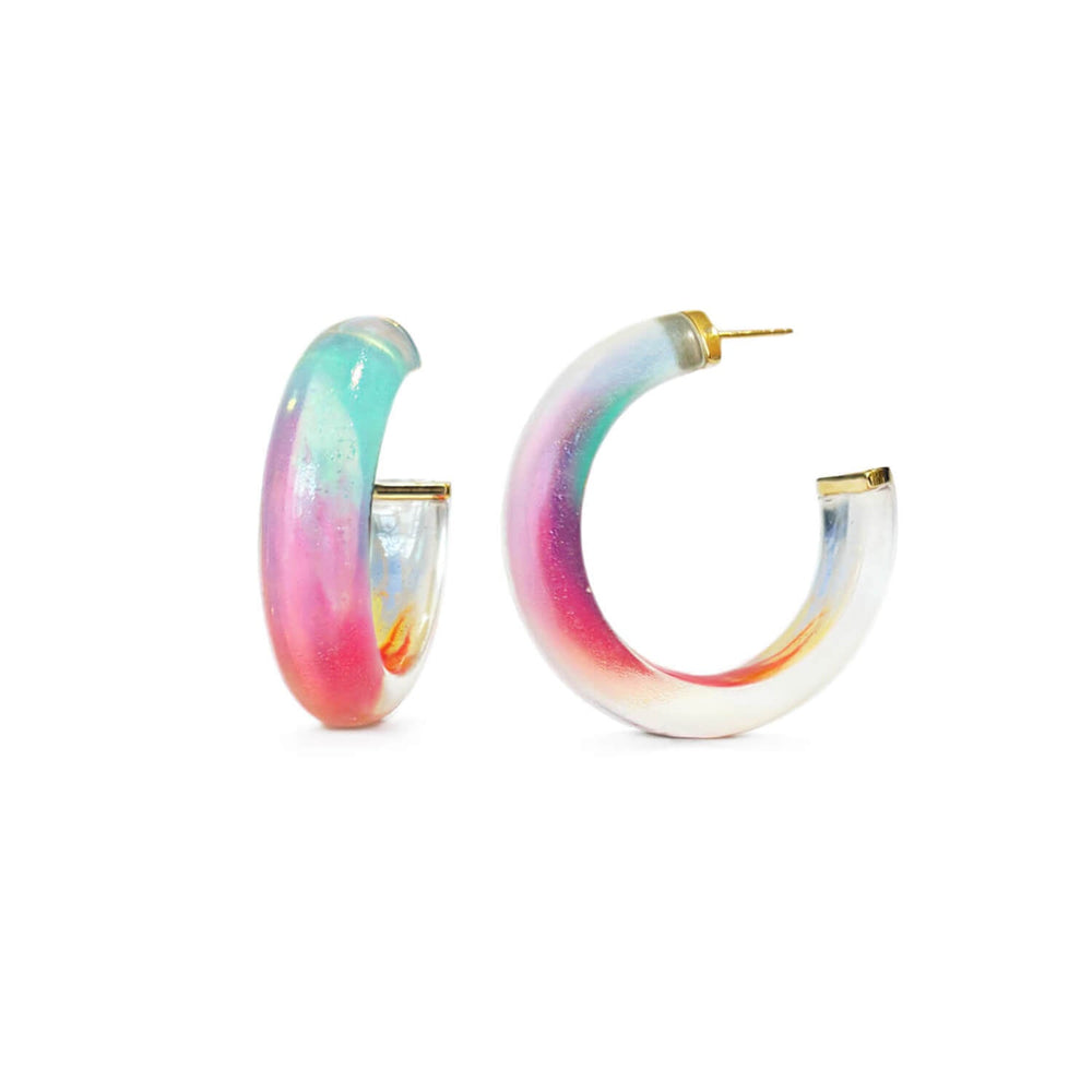 Mermaid Lucite Hoops