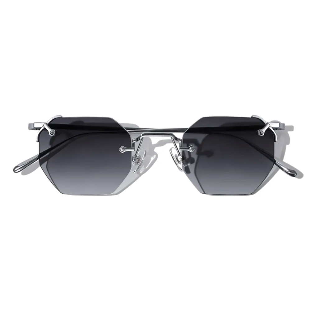 Mykono Metal Hexagon Sunglasses