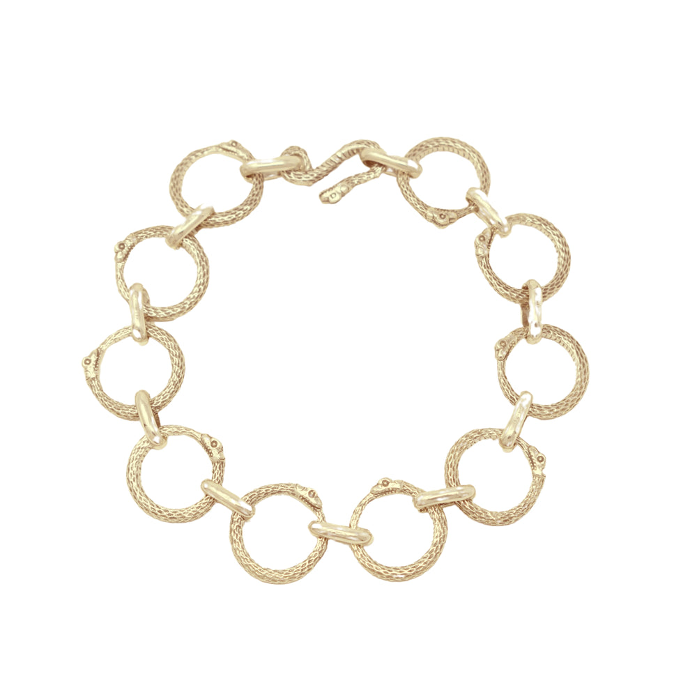 Ouroboros Chain Bracelet