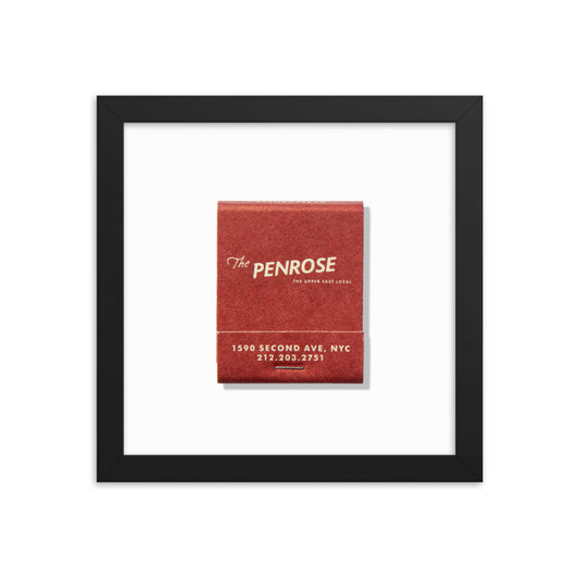 The Penrose Matchbox Framed Print