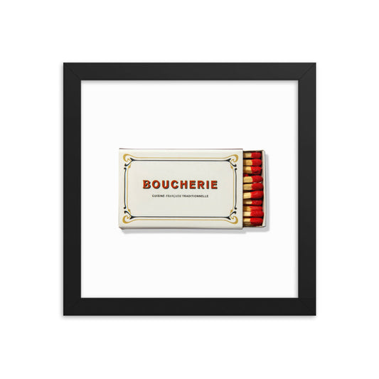 Boucherie Framed Print