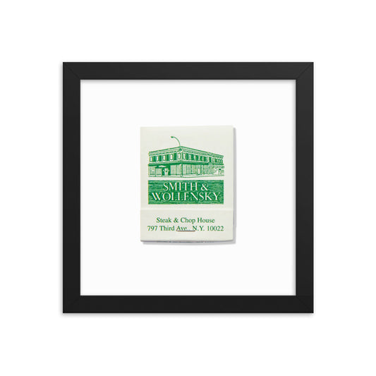 Smith & Wollensky Framed Print