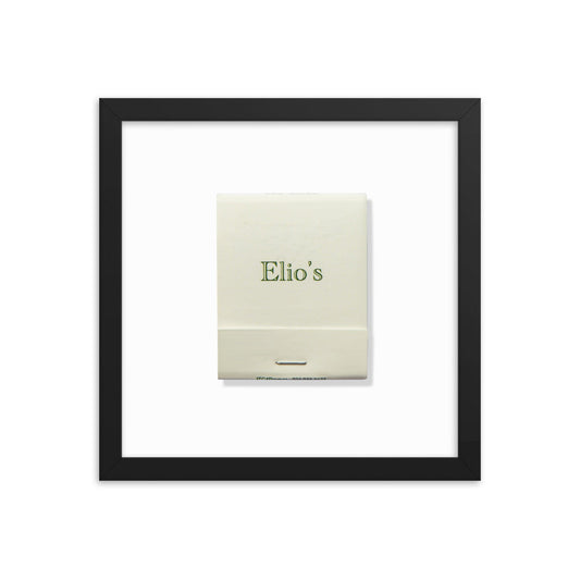Elio’s Framed Print