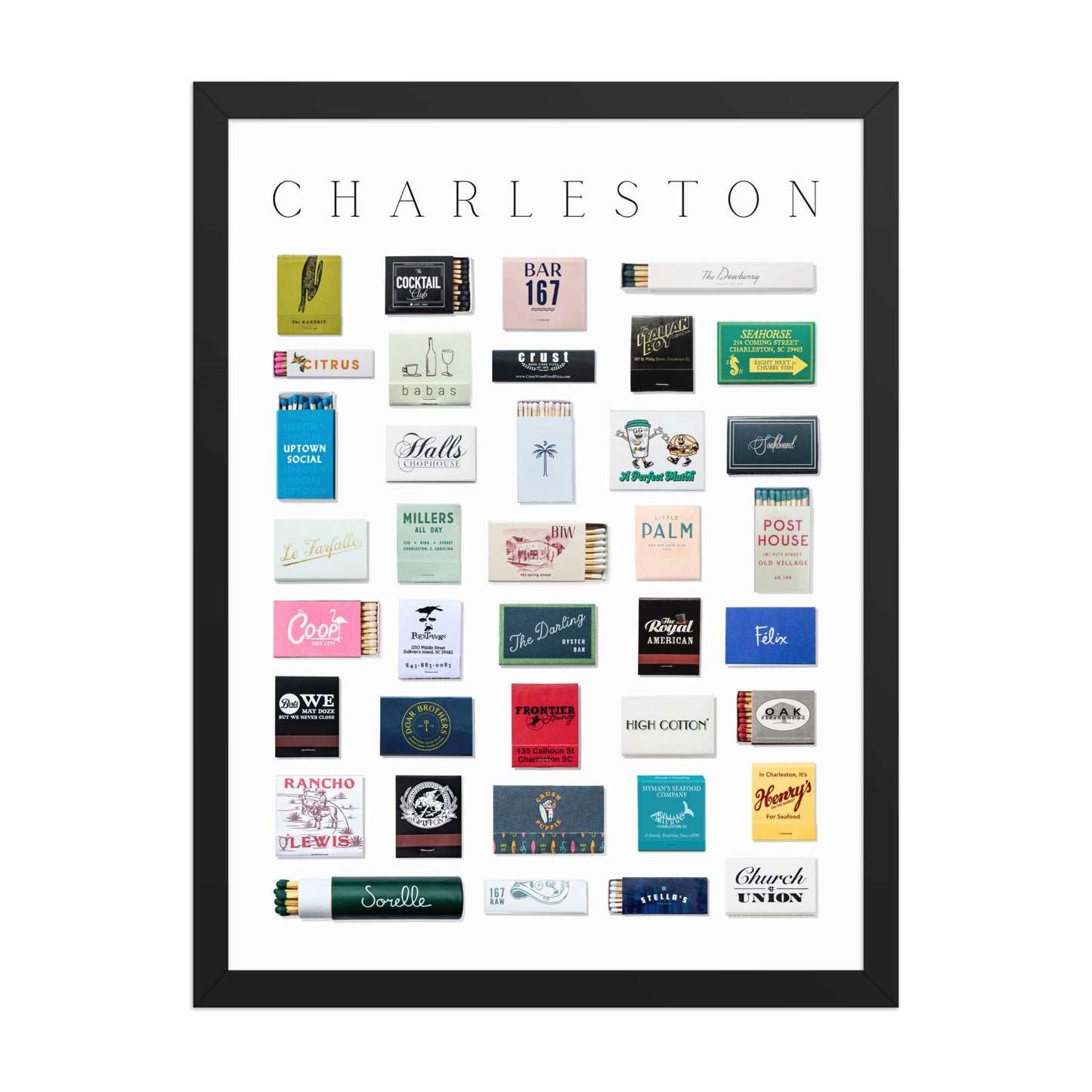 Charleston City Print