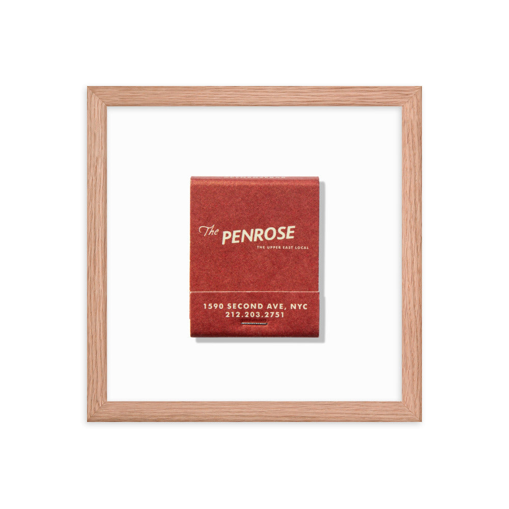 The Penrose Matchbox Framed Print