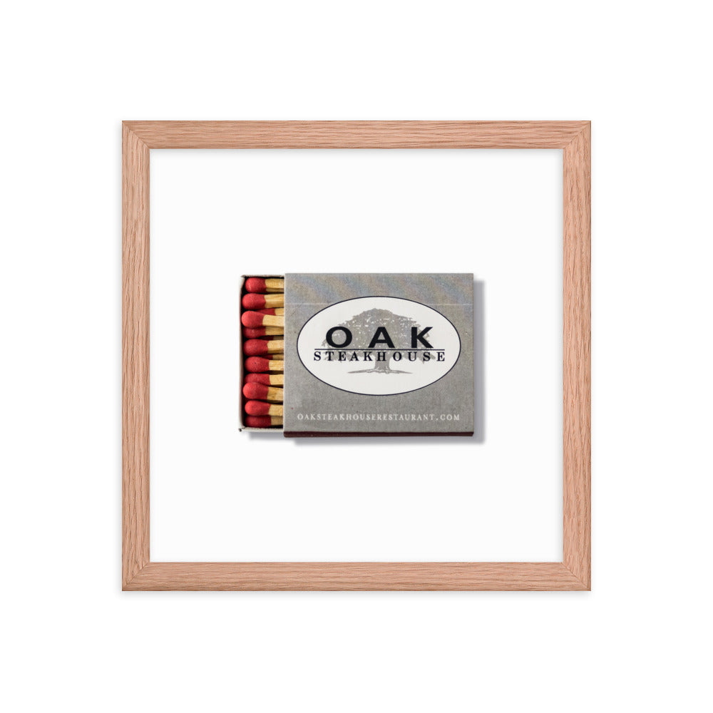 Oak Steakhouse Framed Print