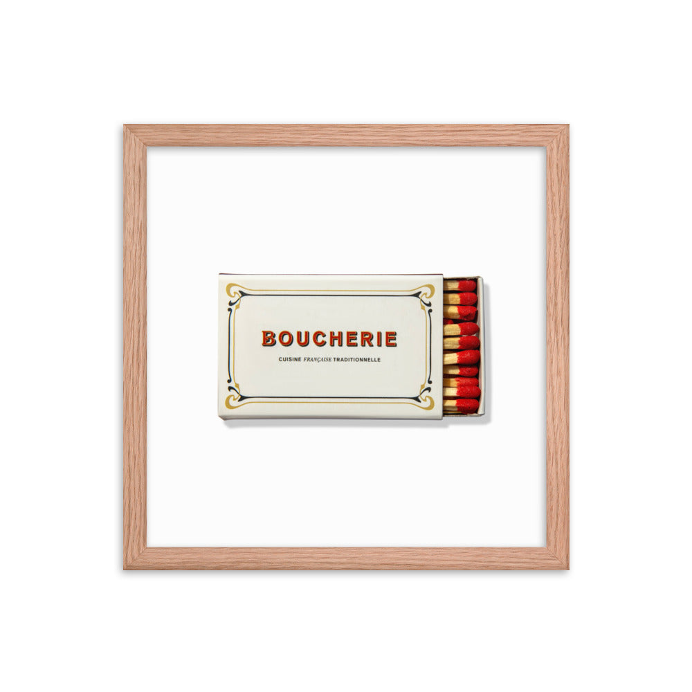 Boucherie Framed Print