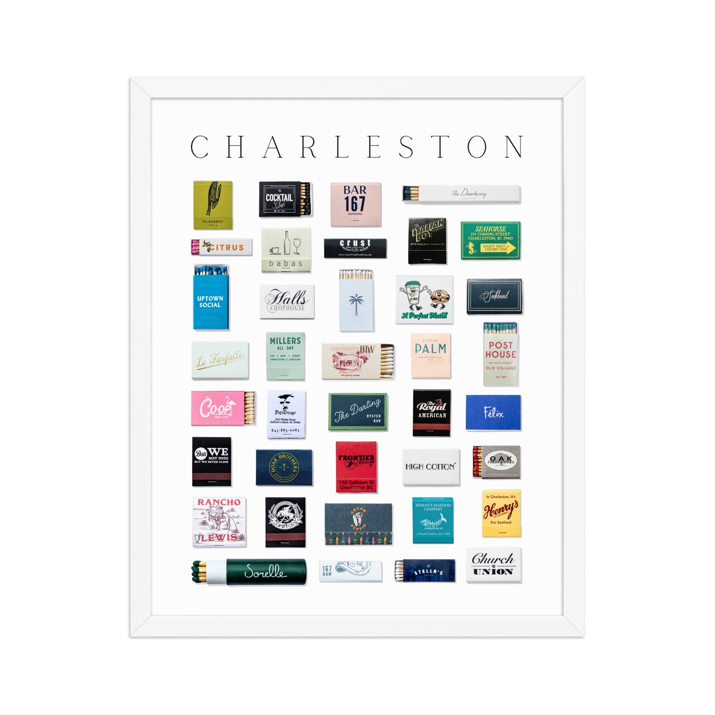 Charleston City Print