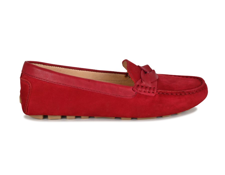 PIPER Leather Driving Loafer Bordeaux