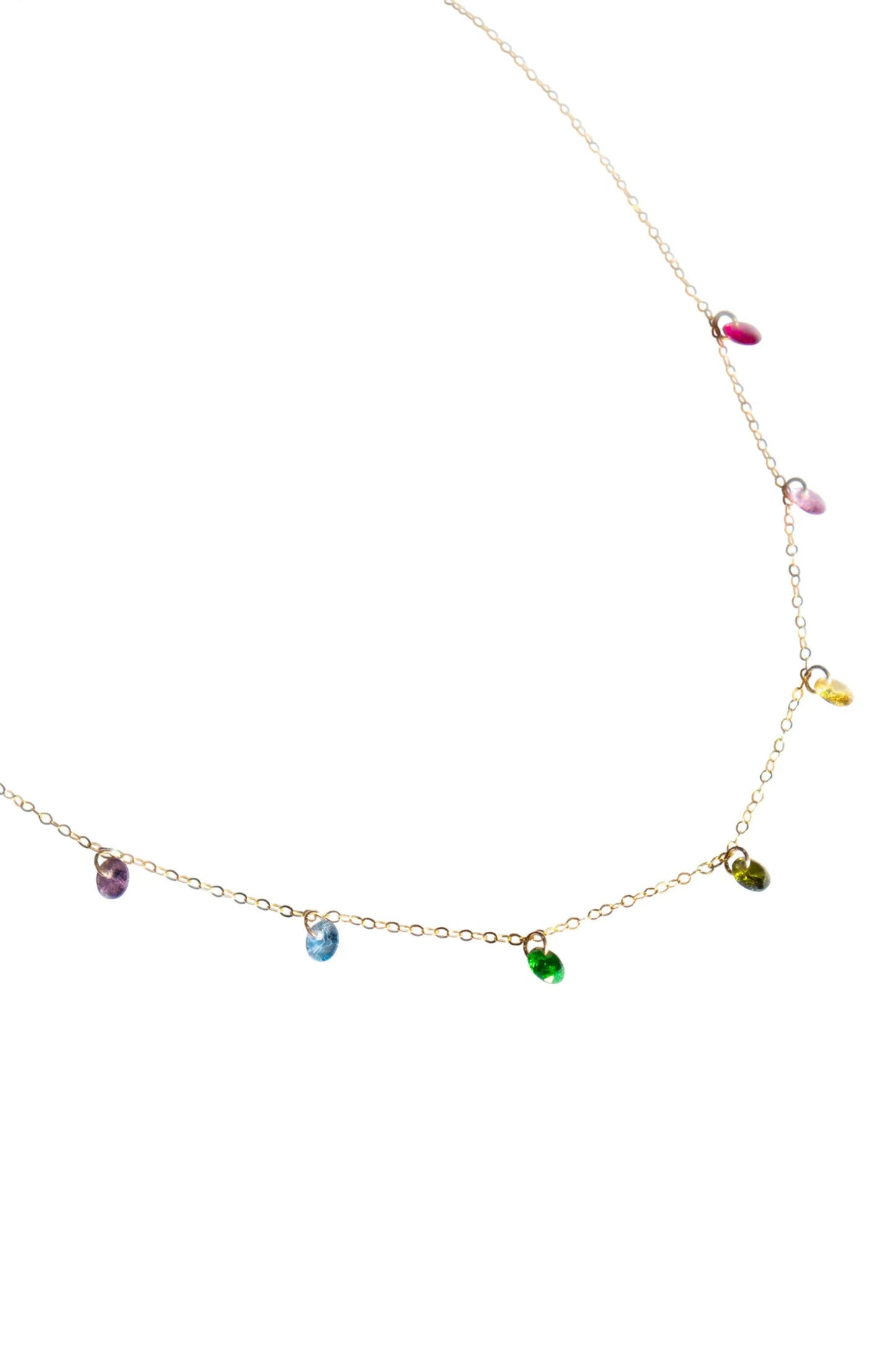 Lilian — Rainbow Zircon Necklace