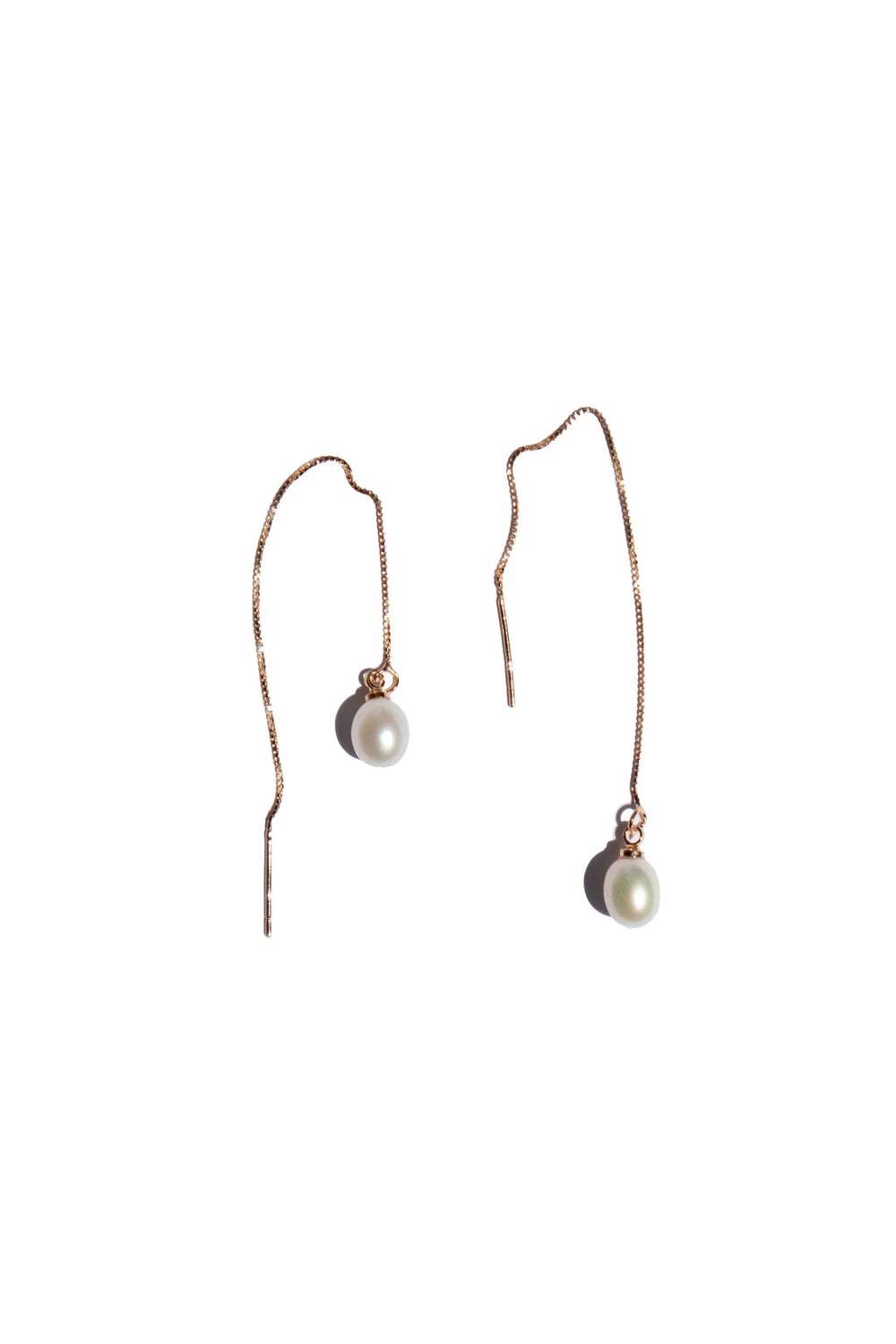 Lilith — Pearl Thread Earrings