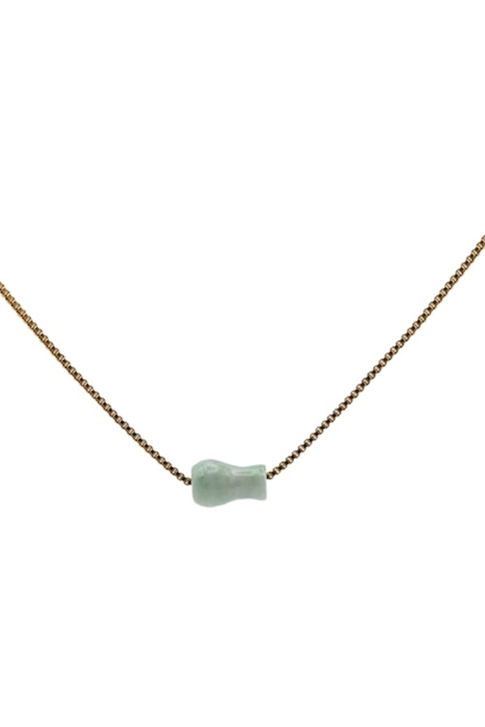 Mini Bottle — Jade Pendant Necklace