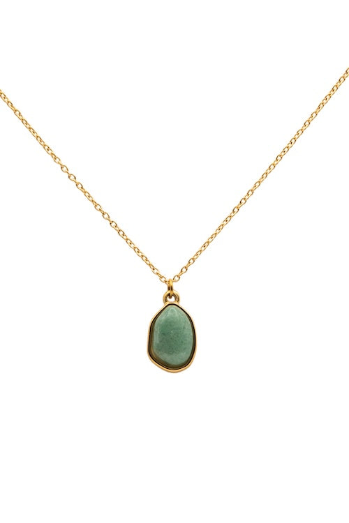 Puzzle — Jade Stone Pendant Necklace