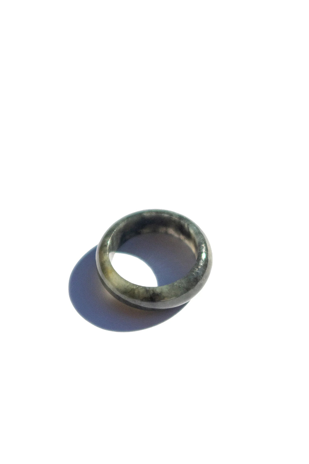 Sesame — Grey Jade Ring