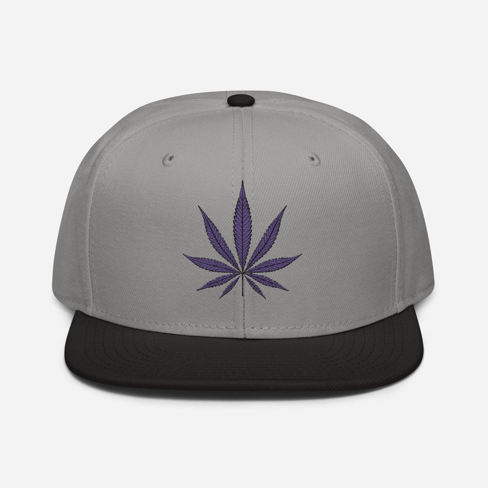 Purple Haze Marijuana Snapback Hat