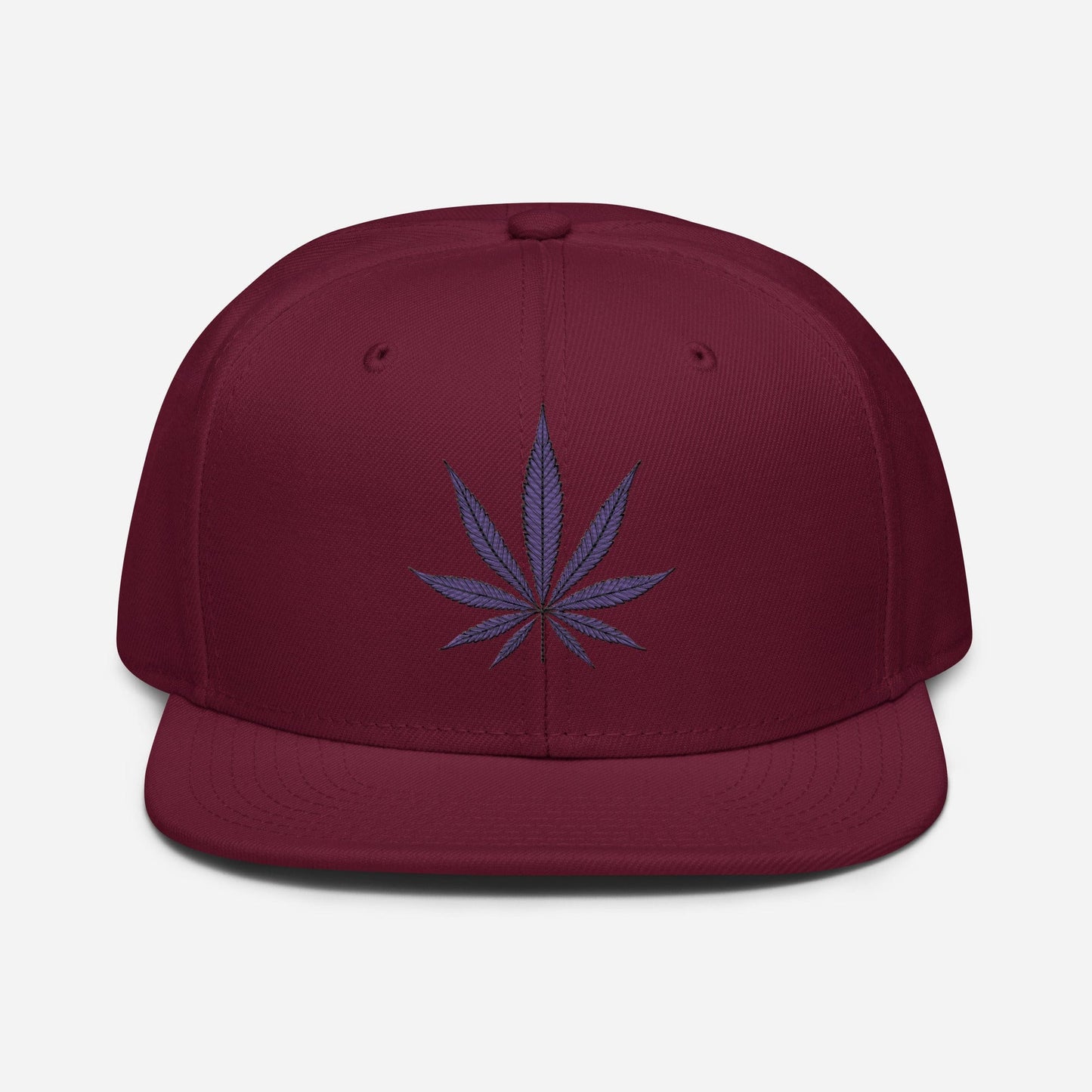 Purple Haze Marijuana Snapback Hat