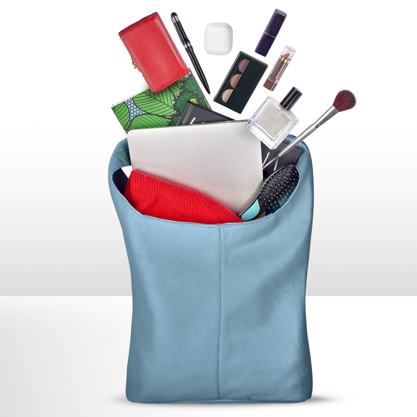 Calf Leather Hobo Bag