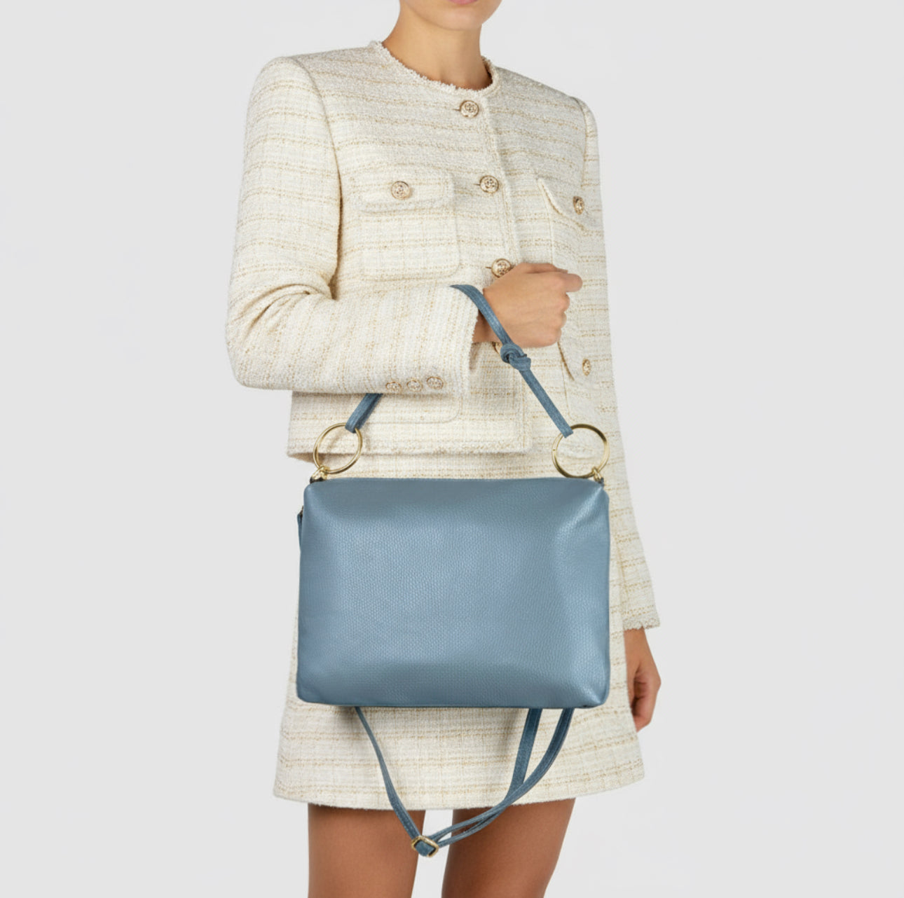 Calf Leather Shoulder Bag