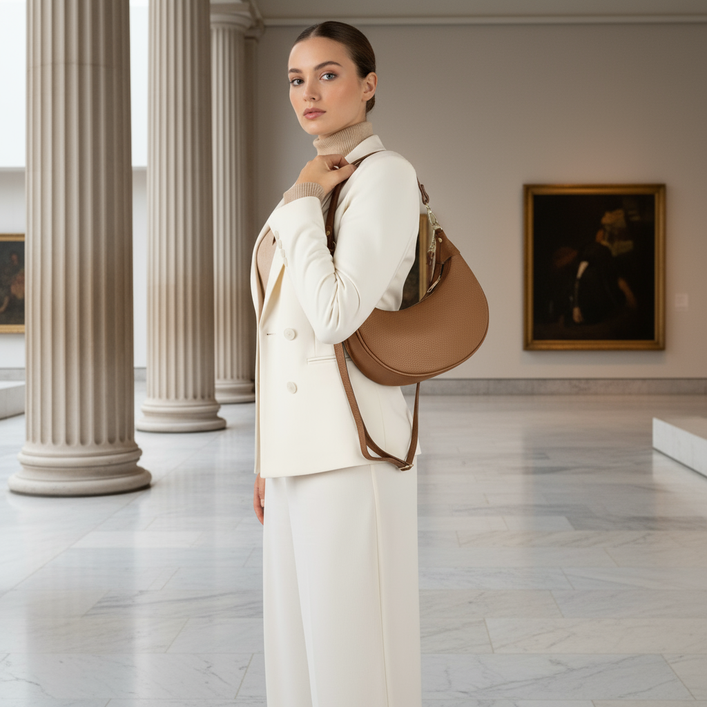 Calf Leather Shoulder Bag