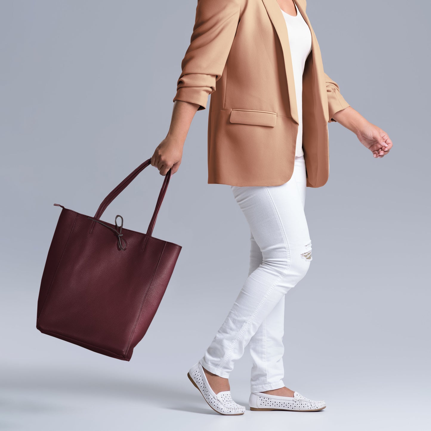 Calf Leather Tote Bag