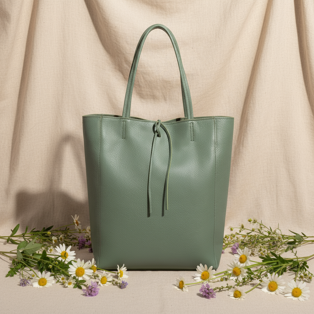 Calf Leather Tote Bag
