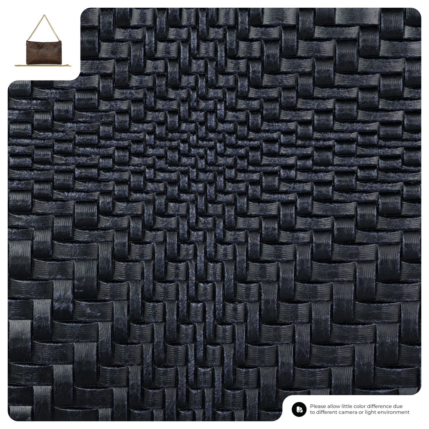 Grid Suede Leather Crossbody Bag