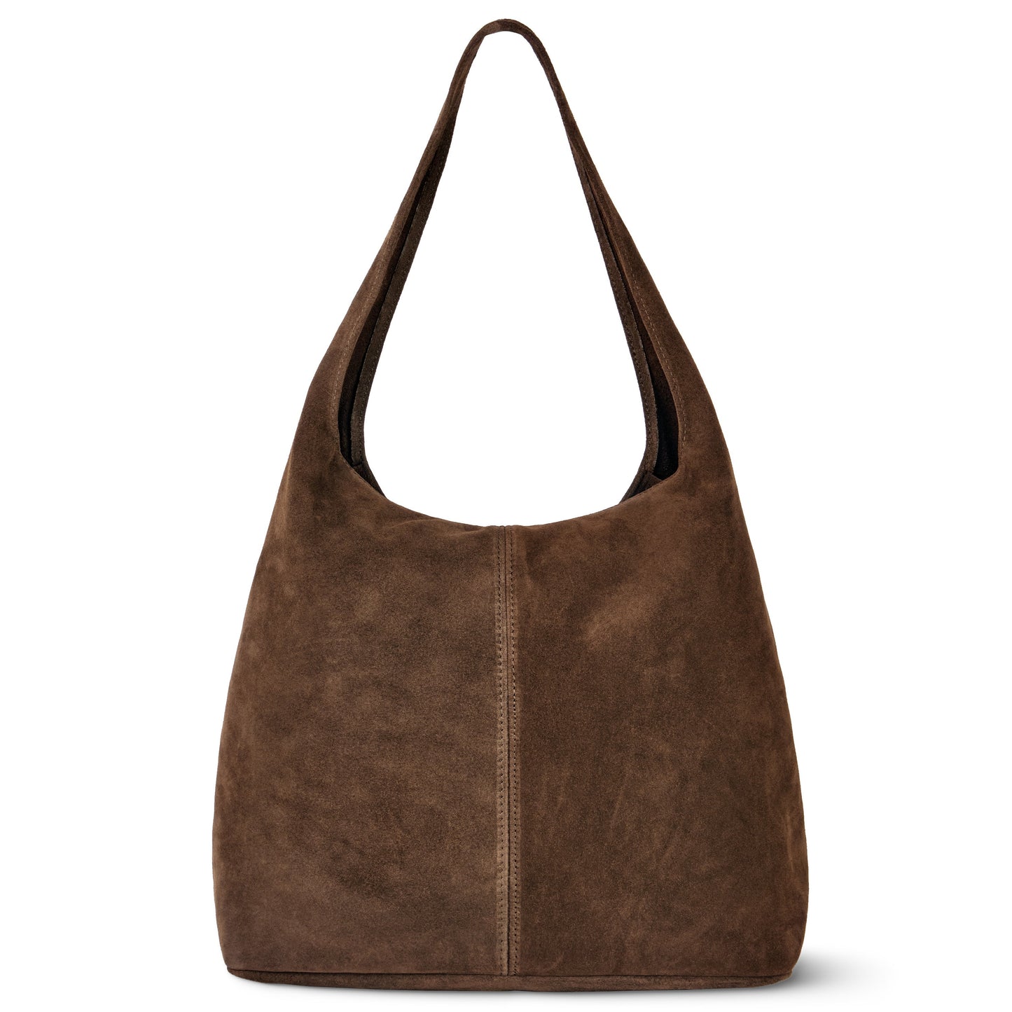 Suede Leather Hobo Bag