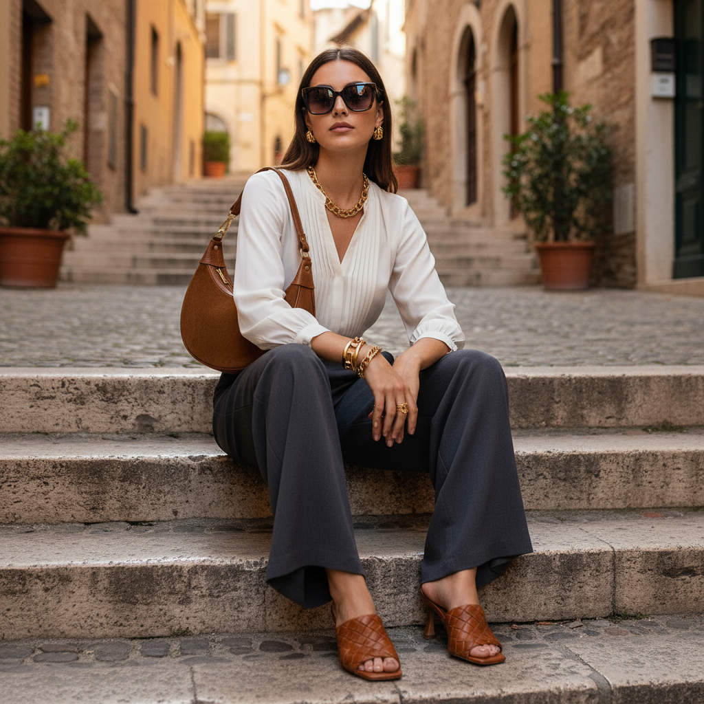 Suede Leather Shoulder Bag