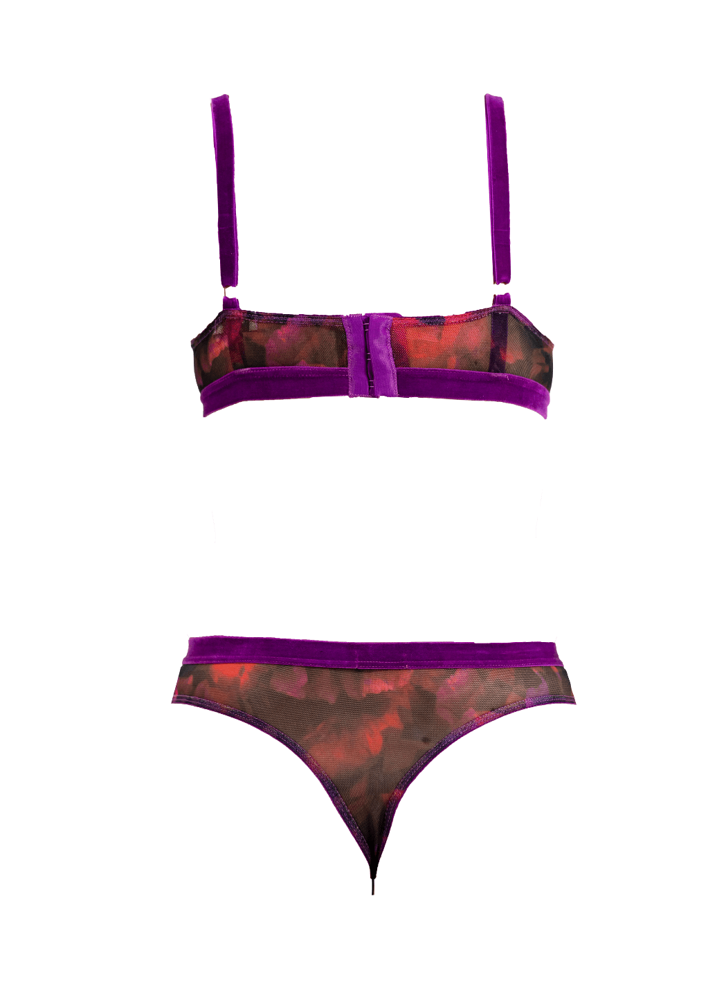 The Poppy Printed Cutout Bralette