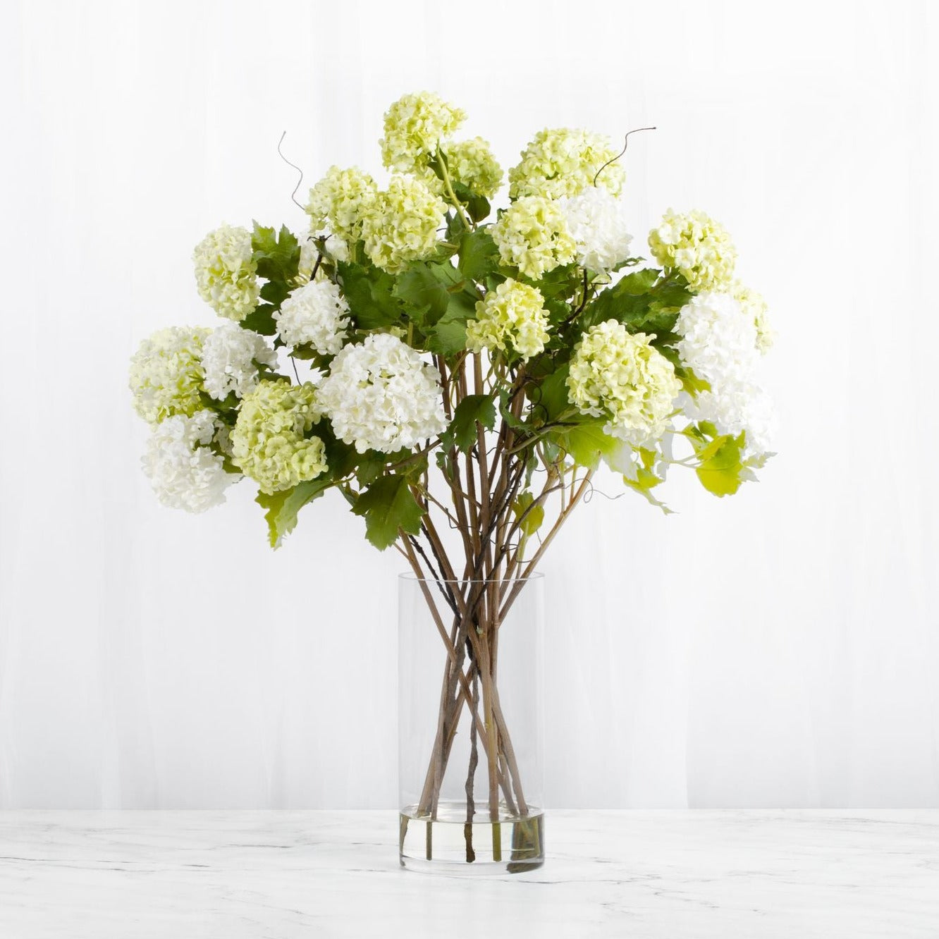 Tall Floral Arrangement Hydrangea Centerpiece Arrangement