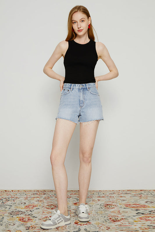 High Rise Denim Shorts HJ167 [FINAL SALE]
