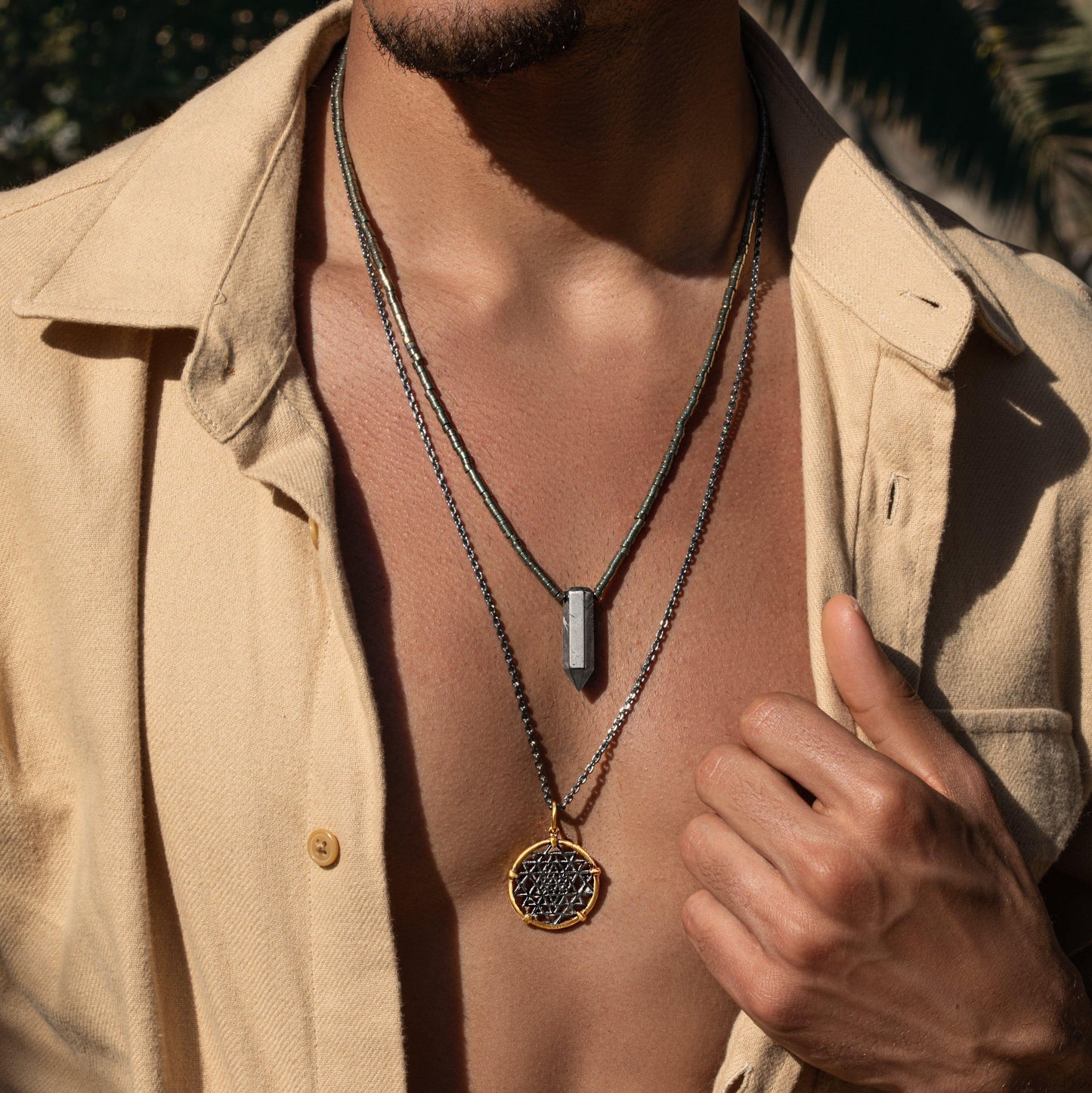 Spiritual Abundance - Sri Yantra Pendant Necklace