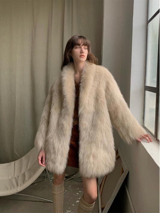Light Years Away Crown Grade Fox Fur Jacket